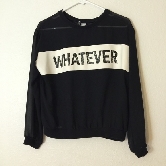 Sheer whatever long sleeve
