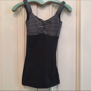 LuLulemon Stripe Workout Top