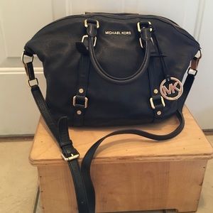 Gently used black Michael Kors bag