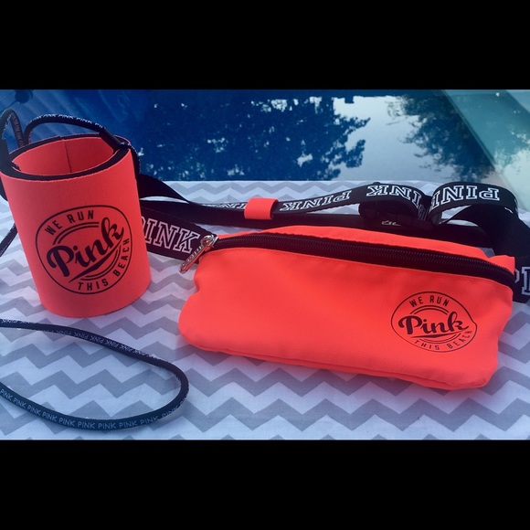 VS Pink - Fanny Pack and Loozie pink/peach color