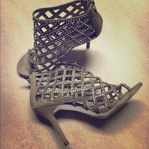 Michael Kors bootie heels, size 7