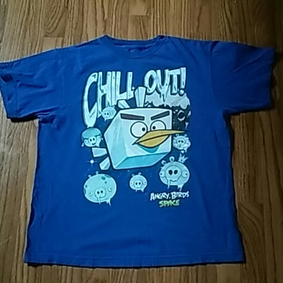 Tops - Angry birds graphic design tee