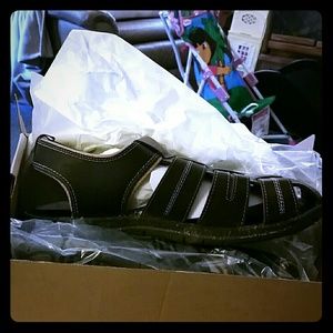 G.H. Bass & CO. Men's Leather Jefferson Sandals