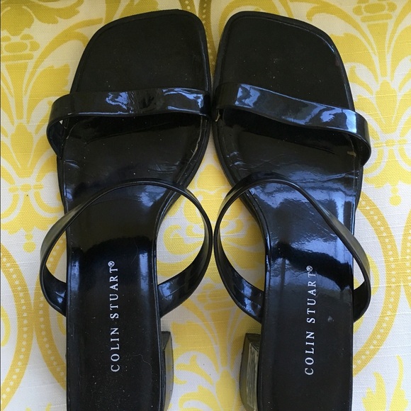 Colin Stuart Shoes - 🎀 Donated Black Patent SANDALS SHOES 🎀