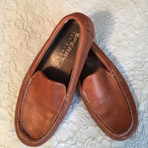 Men's leather Sperrys