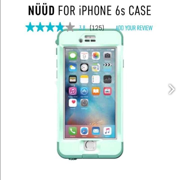 Mint Nuud iPhone6S LifeProof case