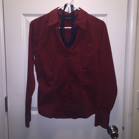 New York & co. Button up dress shirt. Women's.  M