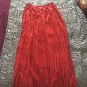 Sparkle & Fade Pleated Maxi Skirt