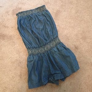 Chambray Romper