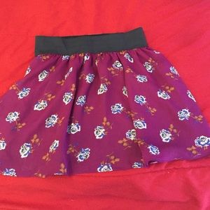 Forever 21 floral skirt