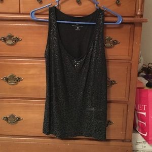 Black Sequined Tank