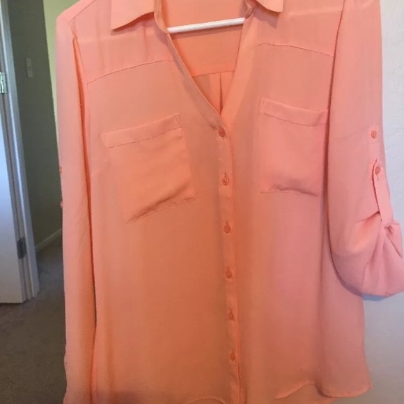 SOLD.  Express portofino womens dress shirt