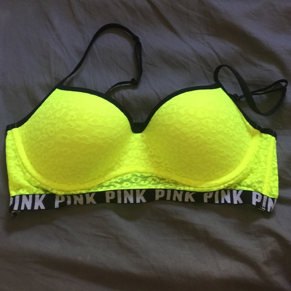 VS Pink Lace Sports Bra