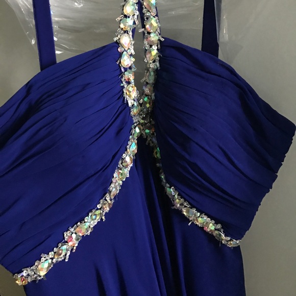 🔹Splash Stunning Blue Prom Dress🔹 - Picture 3 of 6