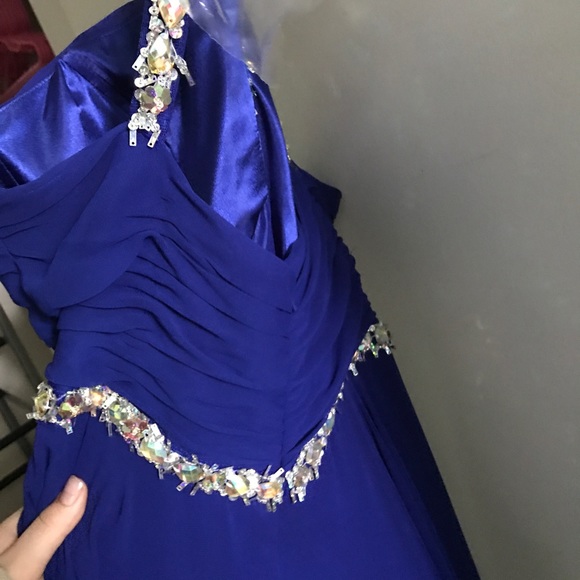 🔹Splash Stunning Blue Prom Dress🔹 - Picture 6 of 6