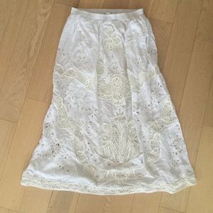 White three quarter skirt Club Monaco
