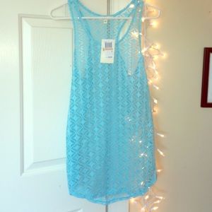 NWT Aqua beach coverup