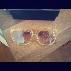 RETRO SUPER FUTURE clear sunglasses