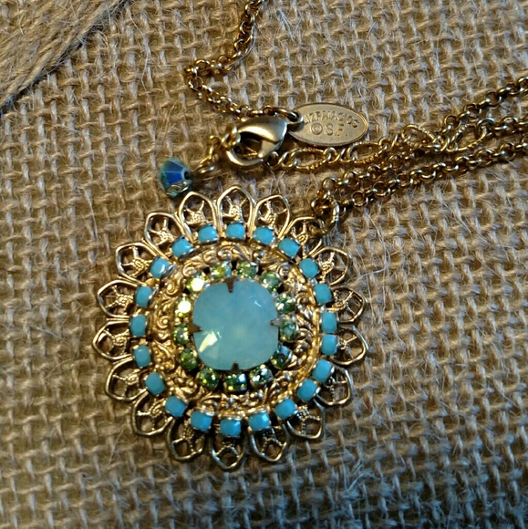 Liz Palacios gold necklace