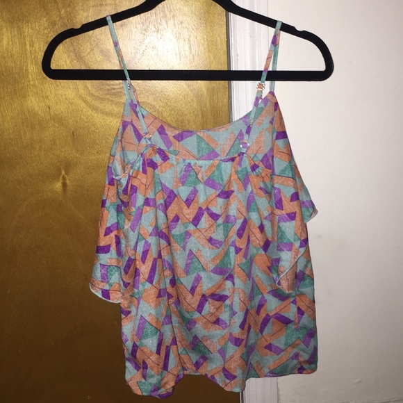 Neon patterned blouse - Picture 2 of 2