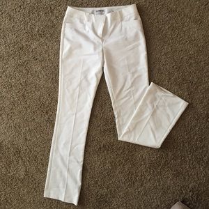 White dress pants