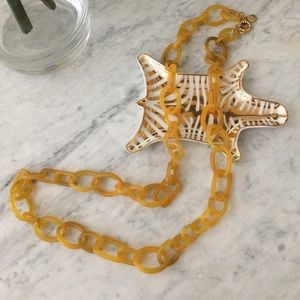 JCrew acrylic chain necklace