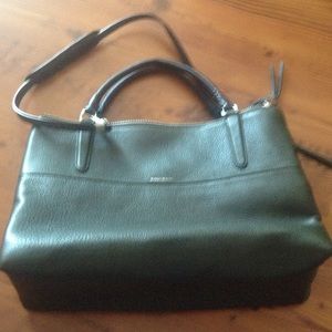 Coach borough bag pebbled leather