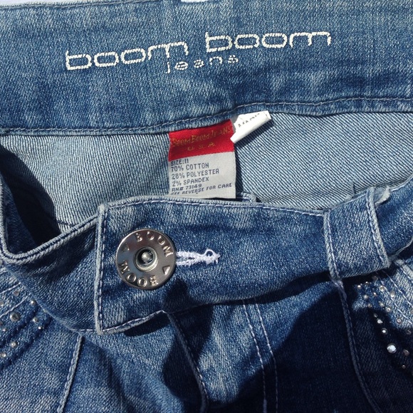 Boom boom Sz 11 decorative jeans - Picture 3 of 4