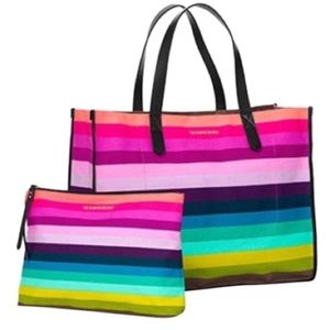 Multicolored Victoria's Secret 2016 Beach Tote🌈