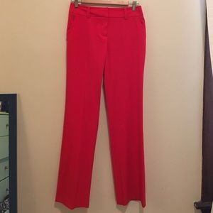 Trina Turk red trousers