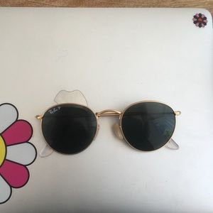 Ray-ban polarized gold aviator classic