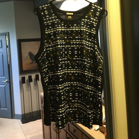 JCrew size L NWOT gorgeous black and fun print top