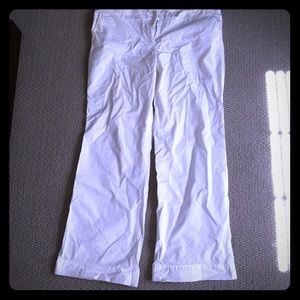 jCrew white chino pants