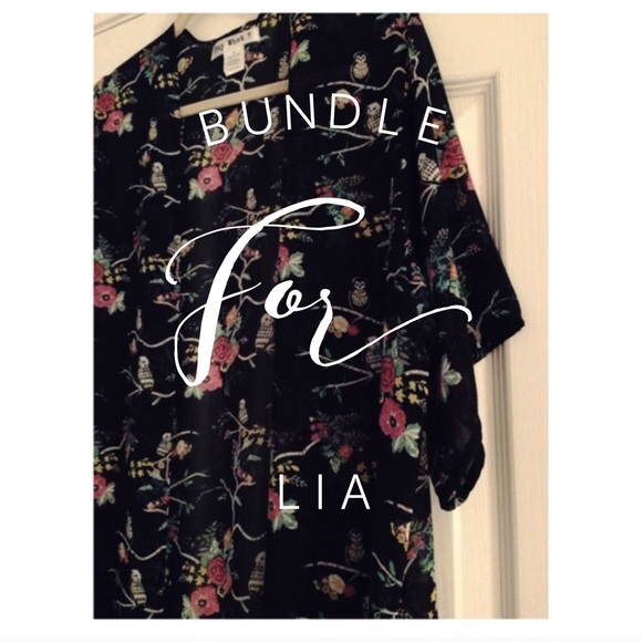 •Bundle Listing for Lia•