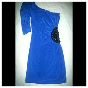 Love Culture royal blue mini dress
