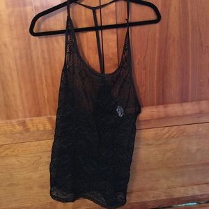 Never worn black beach coverup