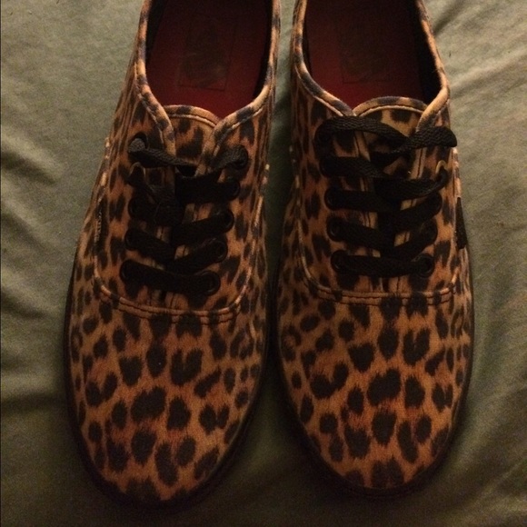 Cheetah print vans