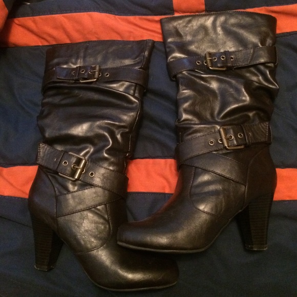 Fashion boots with heels.