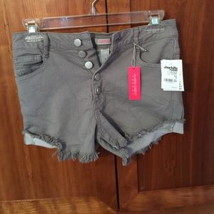 New gray shorts