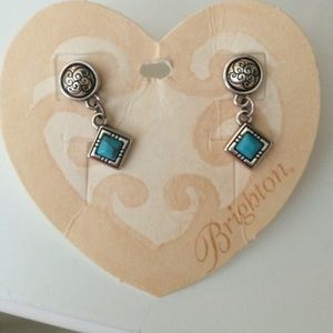 Brighton Dangle Earrings with Turquoise