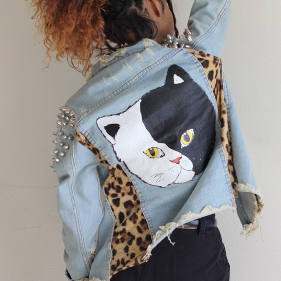 UNIF CAT DENIM JACKET - Picture 2 of 3