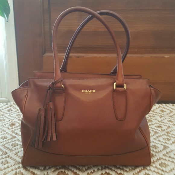 Coach Handbags - 🌟HP🌟 Classic Cognac Legacy Carryall