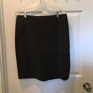Black Number 2 Pencil skirt from J. Crew.