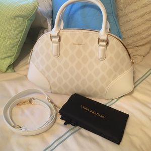 Vera Bradley Angled Bowler Purse in Ikat Diamonds