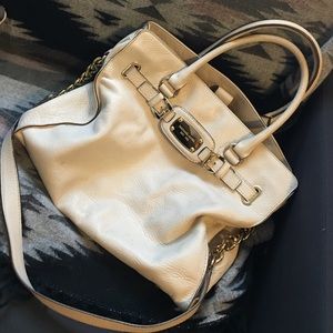 Michael Kors Large Cream Leather Purse