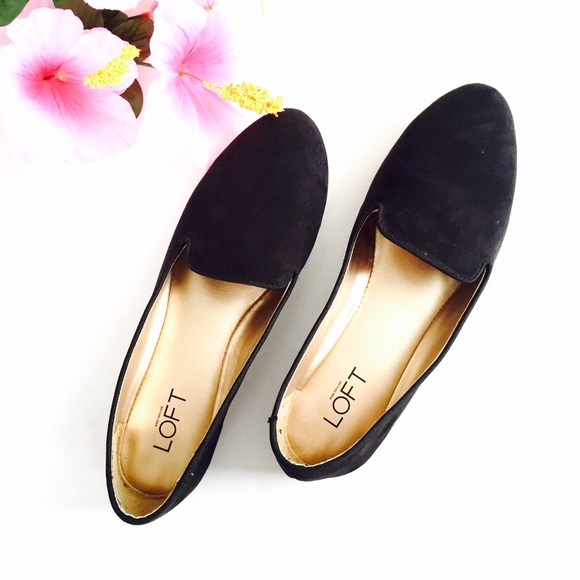LOFT Shoes - LOFT black suede smoking shoes