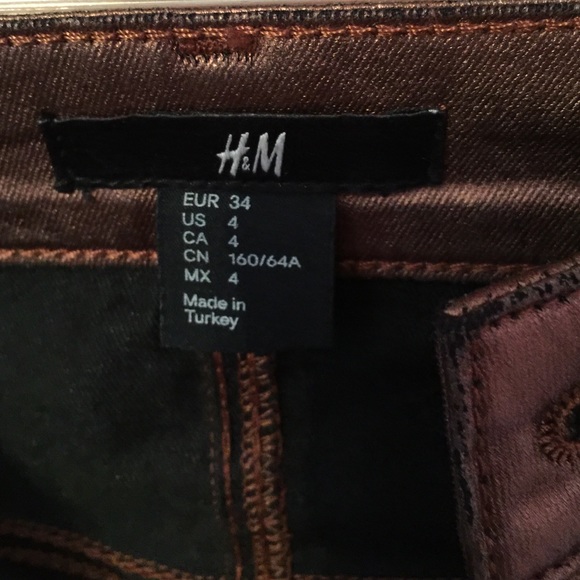 H&M bronze stretch jeans - Picture 3 of 3