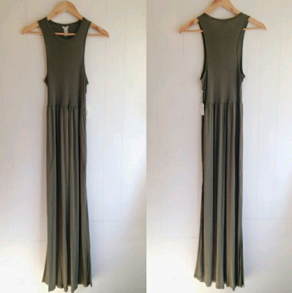 Olive Green maxi***
