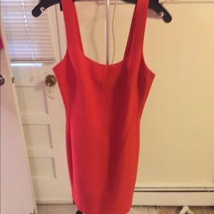 Red Armani exchange dress size 0