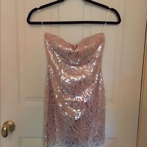 Brand new sexy sequenced mini dress